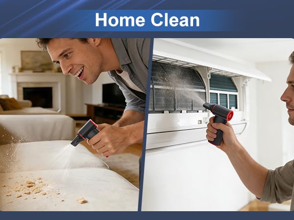 GOOLOO air duster wide applications: Household cleaning and dust removal