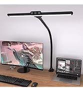 Desk Lamps for Home Office, Architect Desk Lamp with Clamp, LED Desktop Lamp Dimmable, Bright Off...