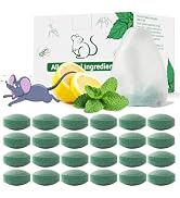 Pest Rodent Repellent, 24 Pack Peppermint Oil Repellent for Mouse Rats Spider Roach Ant Squirrel ...
