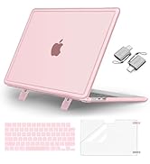 MOSISO Compatible with MacBook Air 13.6 inch Case 2022-2024 M3 A3113 M2 A2681 Touch ID, Heavy Dut...