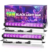 2 Pack 42W LED Black Light Bar, Blacklight with 6FT Cord+Switch+Plug, Glow in The Dark Black Ligh...