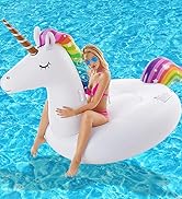 unicorn inflatable pool float adults