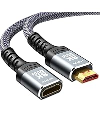 Highwings 8K 60Hz HDMI Cable 3.3FT/1M, Ultra High Speed 2.1 48Gbps HDMI | Braided Cable - Support 4K...