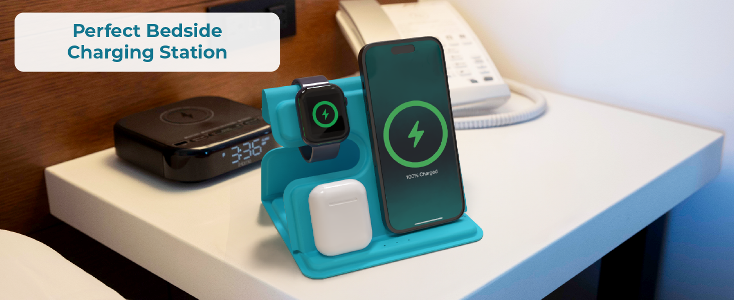perfect bedside charging station