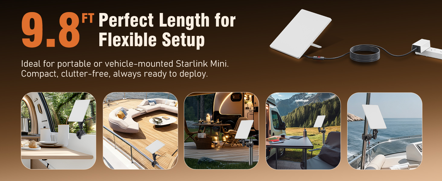 Perfect Length for Flexible Setup