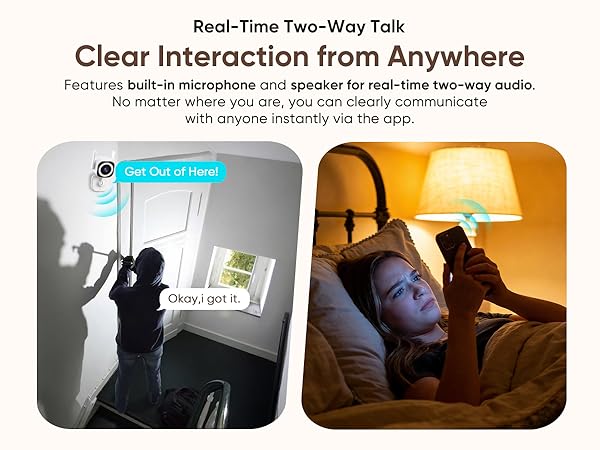 Two-way Talk Baby Monitor, Pet Camera, Dog Camera, Department Camera.