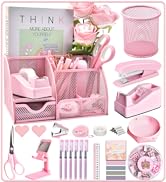 Pink Desk Accessories