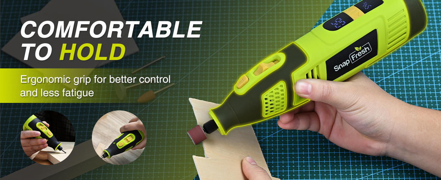 SnapFresh 12V Cordless Rotary Tool Kit