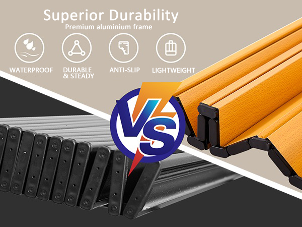 Roll-up camping table