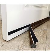MAXTID Door Draft Stoppers 36" Adjustable Door Bottom Seal Strip Stopper Weather Stripping for Ex...