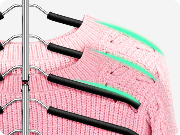 sweater hangers no shoulder bump