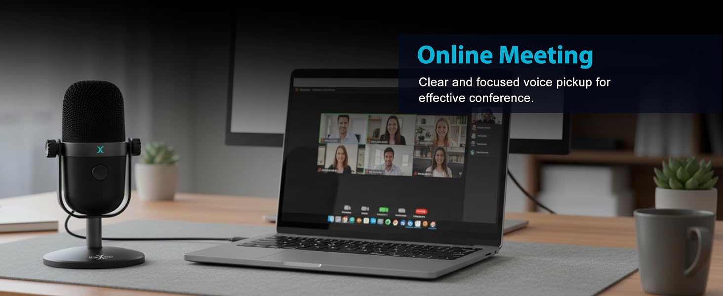 microphone for online meeting