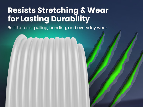 Resists Stretching & Wear for Lasting Durability Built to resist pulling, bending, and everyday wear