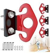 Wuno Shop 4 PCS Resistance Band Wall Mount, Exercise Anchors Hooks for Bands, Workout Gym Anchor ...