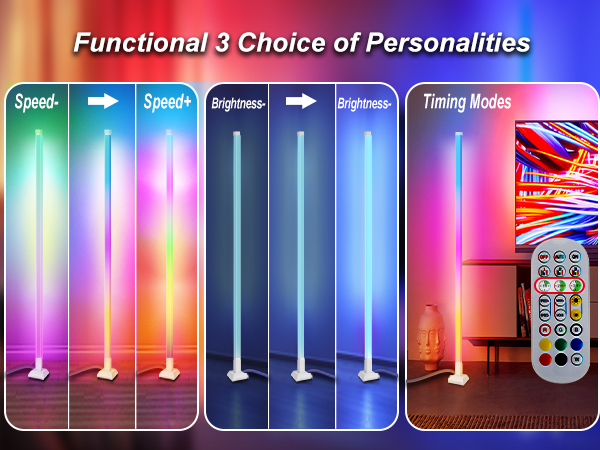 Floor Lamp with Remote