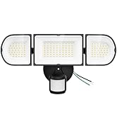 SZPOWER 150W Motion Sensor Lights Outdoor for Outside, 15000LM LED Flood Lights Outdoor Wired Dus...
