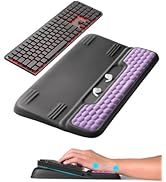 Vaydeer Keyboard Stand with Wrist Rest, Gaming Wrist Support Pad, Ergonomic Hand Rest Arm Memory ...