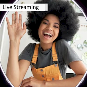 led ring light live streaming