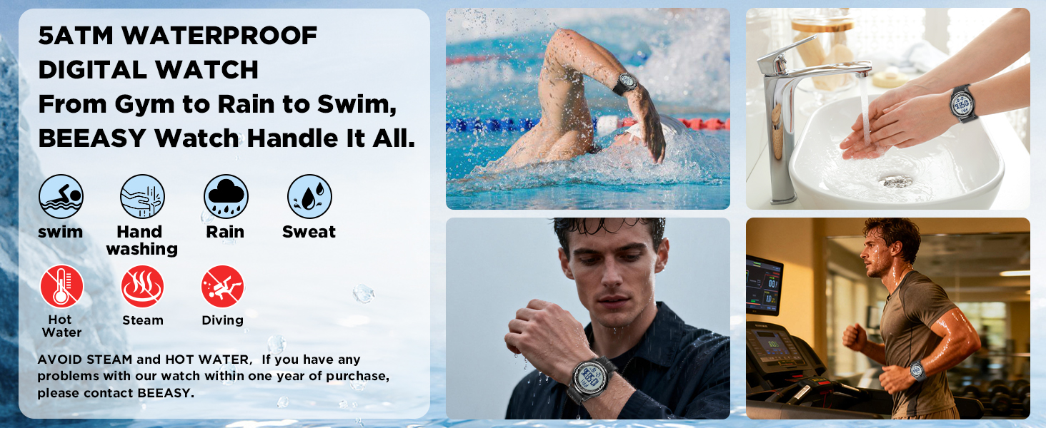 Beeasy Digital Watch