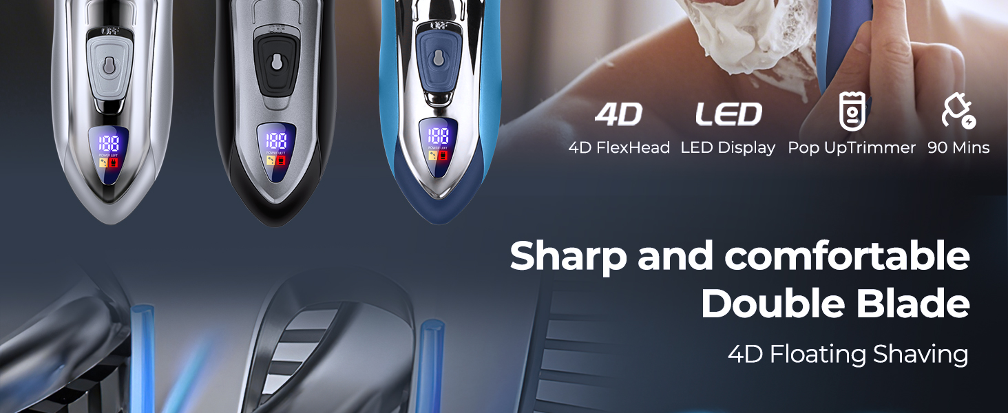 razors for men electric shaver head shavers for bald men men&amp;#39;s rotary shavers