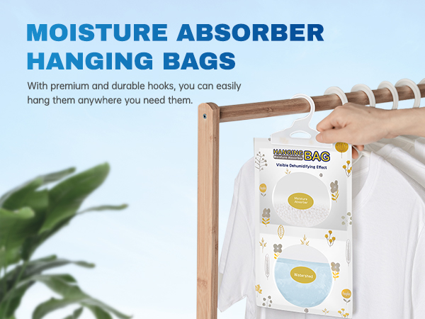 MOISTURE ABSORBER HANGING BAGS