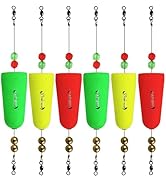 Dovesun Fishing Bobbers Popping Cork Weighted Fishing Floats Fishing Corks Popping Corks for Salt...