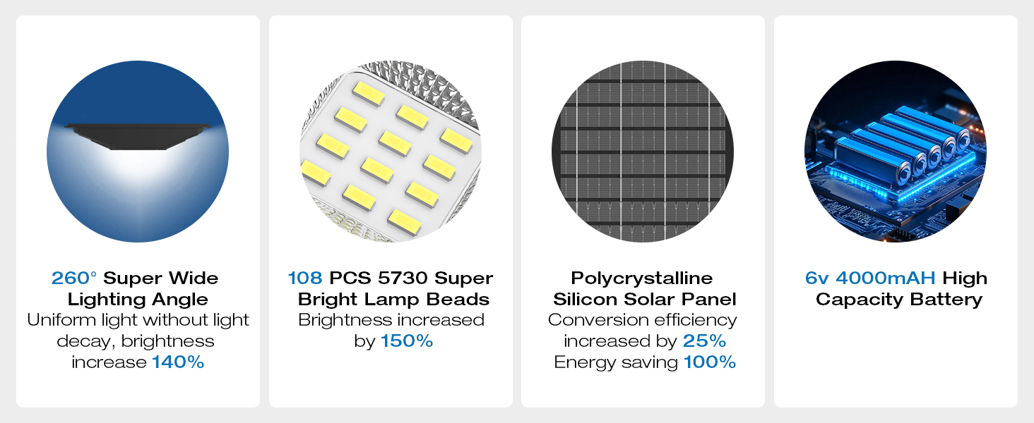 solar street lights outdoor
