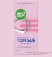 Tongue Scraper For Adults - Dual Head Stainless Steel Tongue Cleaner Travel Metal Case