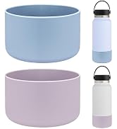 HEYSKAY 2pcs Protective Flask Silicone Boot for 12-24oz Hydro Flask Water Bottle Accessories,and ...
