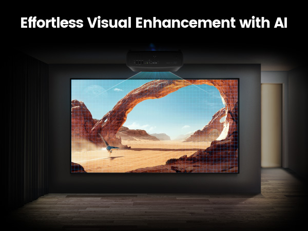 Enjoy Professional Cinema in Your Living Room with AI-enhanced visuals 