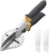 Miter Shears for Molding, RAINHOL Adjustable Angle 45-135 Degree Cutting Tool, Trim Cutter Hand T...