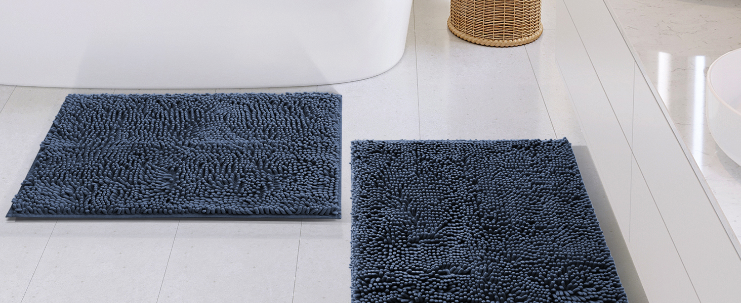HH Chenille Bathroom Rug
