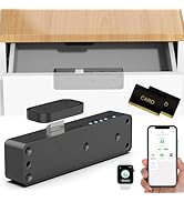 Dhiedas Smart RFID Drawer Lock, Hidden Digital Electronic Bluetooth RFID Cabinet Drawer Lock for ...