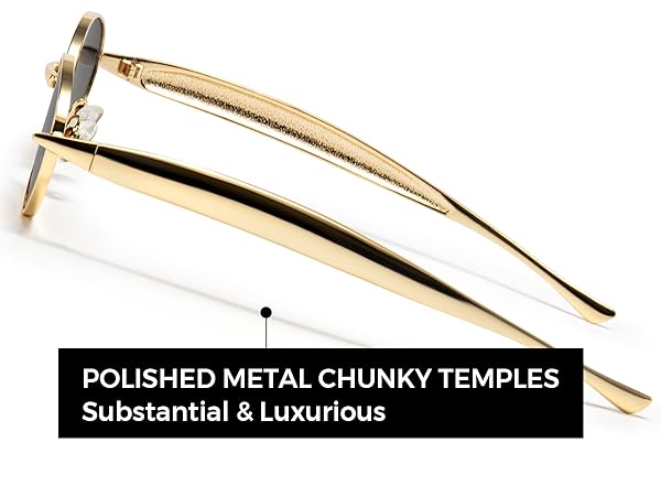 Vintage Luxury Oval Sunglasses for Women Polarized