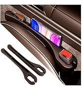SSNNUU 2PCS Car Seat Gap Filler Organizer with Phone Holder,[Upgrade Version] Car Seat Gap Organi...