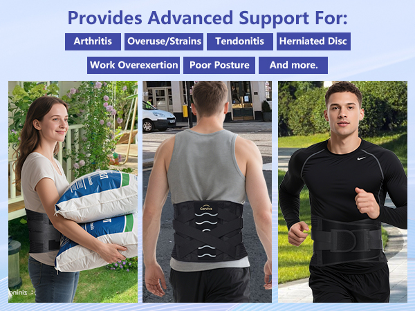 Wear it while walking, working, lifting, bending, or stretching—and enjoy complete mobility!