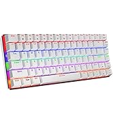 LexonElec Wireless Mechanical Keyboard,Two Mode BT5.0/USB-C 82 Keys Bluetooth Mechanical Keyboard...