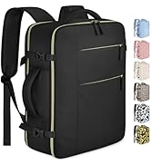 Capolo Travel Backpack for Women Men Waterproof Laptop Backpack Airlines Approved Carry On Backpa...