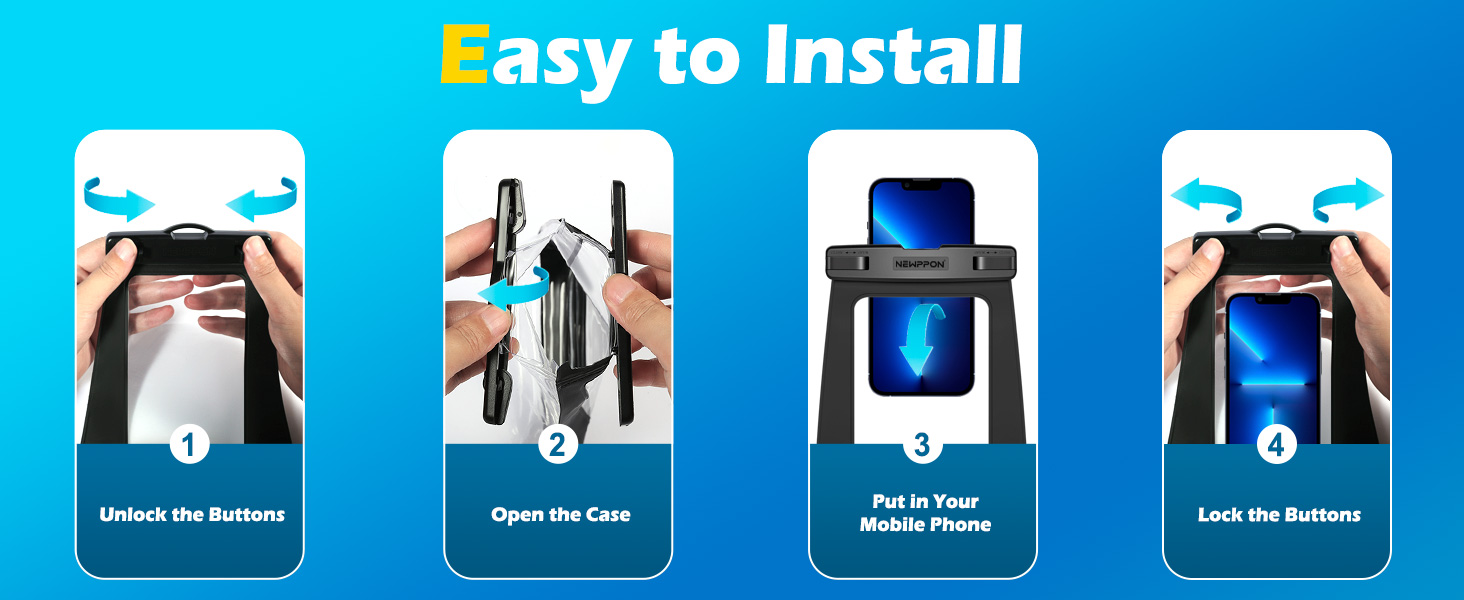 Large Floating Waterproof Phone Holder