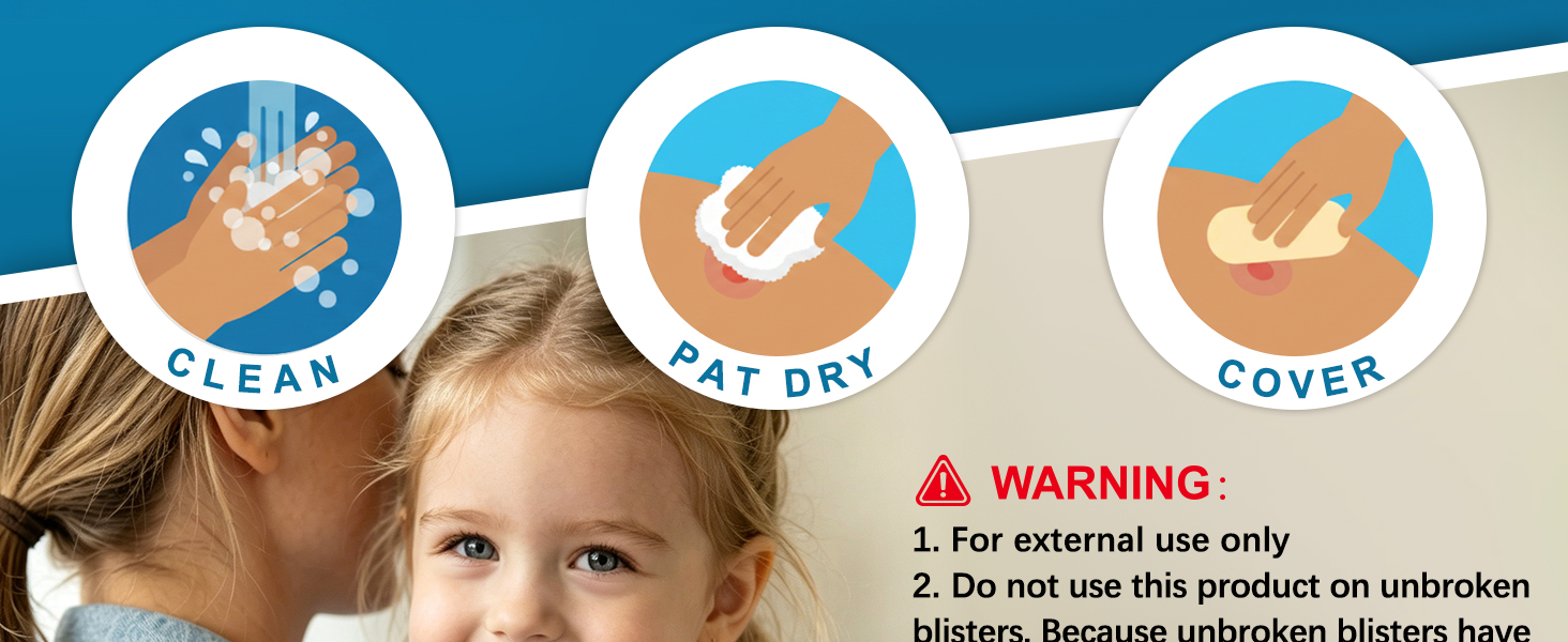  WARNING1,For external use only2,Do not use this product on unbroken blisters.