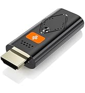Tongtion Wireless Display Dongle Adapter, Portable Transmitter 1080p HDMI Streaming, AirPlay/Mira...