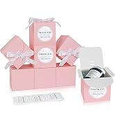 COTOPHER Pink Gift Boxes 4x4x4 inches 30 Pack Paper Gift Boxes with Lids for Gifts, Crafting, Wed...