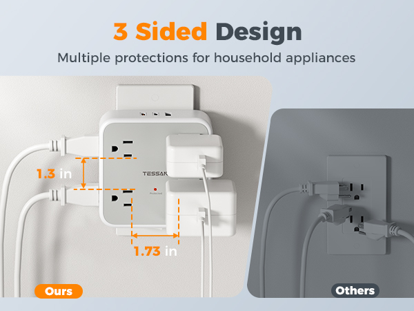 Multi Plug Outlet Extender