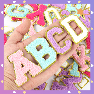 Letters Patches