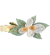 SHE'S FREE STYLE JUST FOR YOU [Van Gogh] Original Handmade Rose Hair Clips for Women, Layered Flo...