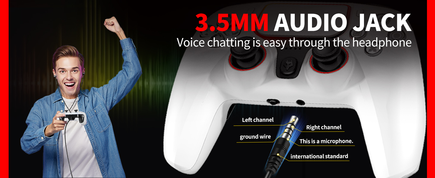 Equipped with a 3.5mm headphone jack