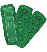 Matthew Cleaning 24'' Industrial Strength Cotton Dust Mop Refill Washable Replacement Heads for R...