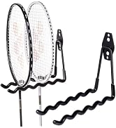 ZHMY Tennis Racket Storage Hanger,Tennis Racket Holder Rack Wall Hooks for Garage,Heavy Duty Hang...