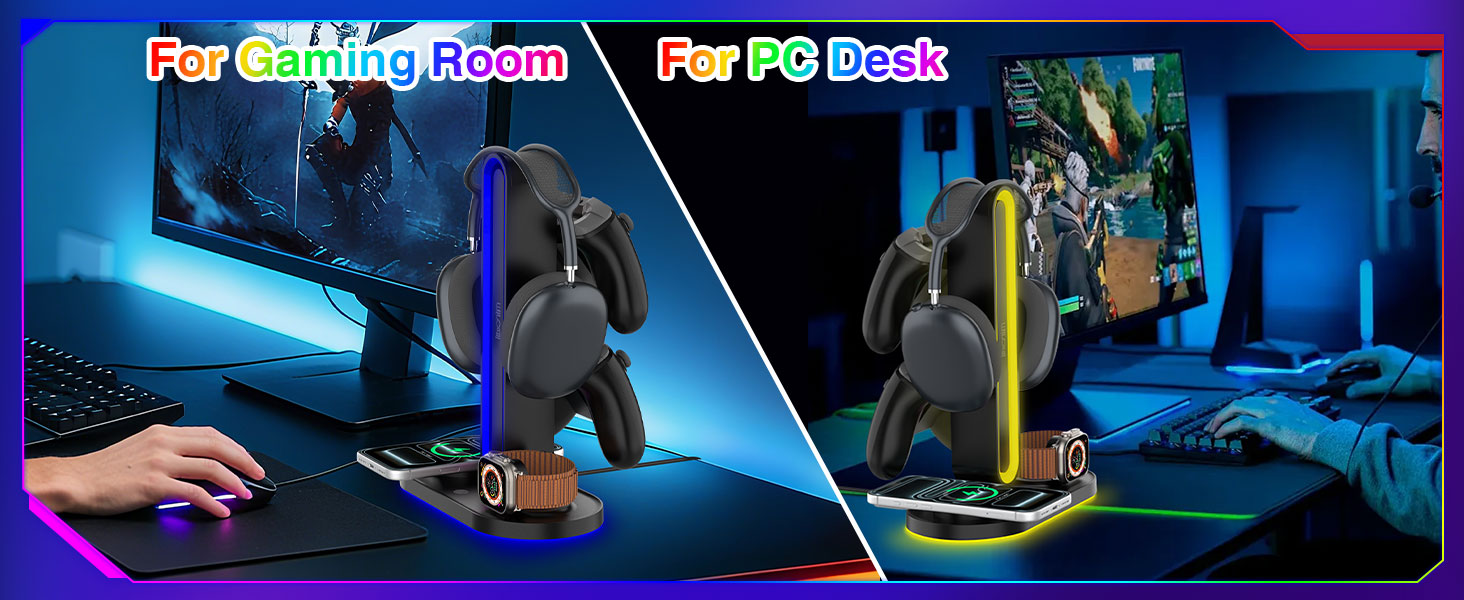 Gaming Gift Headset Holder Controller Stand