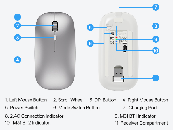 mouse size